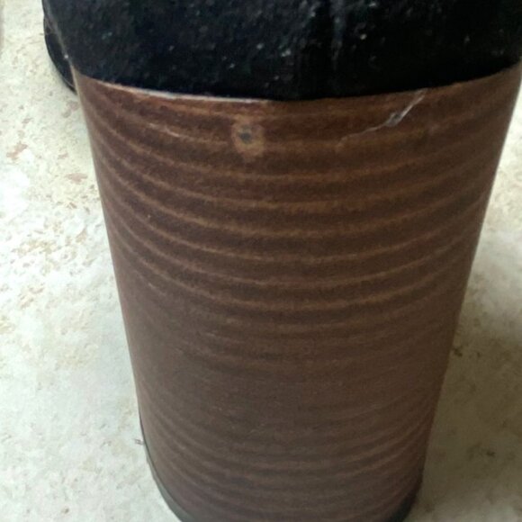 Womens Black Open-Toe Block Heel Sandals With Ankle Straps & Buckle Closure Sz 8 - Picture 6 of 8